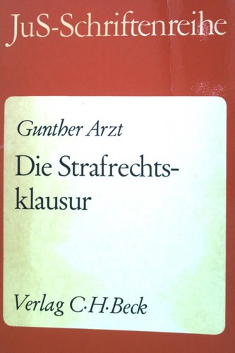 Die strafrechtsklausur - die,
