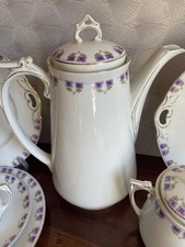 Altwasser Tielsch & Co. Jugendstil Um 1900 Porzellan Service 6 Personen