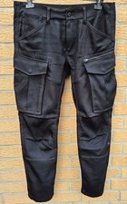 G-Star Cargo-Jeans Rovic Zip 3 D Regular Tapered 33/32 schwarz UVP 140 €