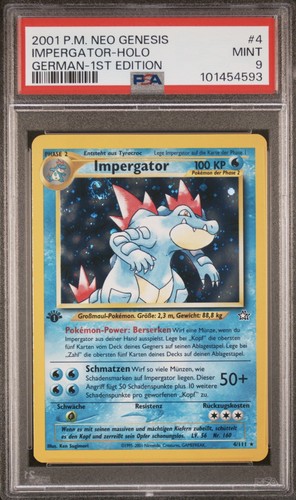 Pokemon karte impergator holo - karte,