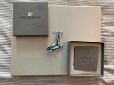 SWAROVSKI KRISTALL PARADISE Wunderschöne Vogel - Brosche 925 Silber 