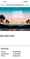 Ticket festival gestört aber