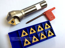 1 x Wendeplatten-Fasfräser (10-31mm) + 10 x Wendeplatten TCMT... NEU!!