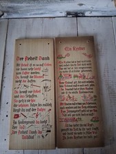 2 x Holzschild Der Arbeit, Der