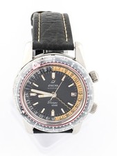 Enicar Taucheruhr SHERPA GUIDE 600 mit Weltzeit 60´s