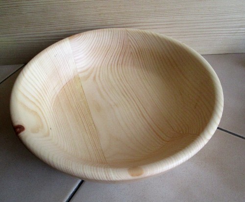 Holz deko schale - schale, gedrechselt