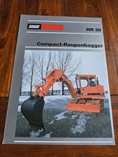 SHAEFF HR 30 Raupenbagger Bagger Lader Baumaschinen Prospekt Brochure d