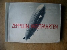 "ZEPPELIN WELTFAHRTEN I. + 21 GROSSBILDER" Sammelalbum GREILING 1936