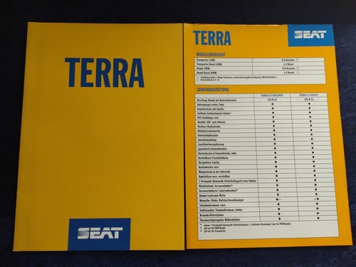 Seat terra prospekt 1993 - seat, 06.1993
