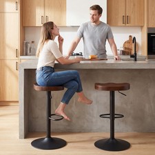 HOMCOM Barhocker 2er Set