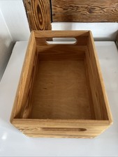 Holzkiste Aufbewahrungskiste mit Griff Kiefer  20x30x16,5cm Guter Zustand!