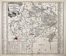 Erfurt Weimar Jena Kölleda Tannroda Sömmerda Eckartsberga Karte Schenk 1757