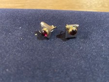 Orginal Italienische Nomination Ohringe mit Fuchsia Farbenen Stein