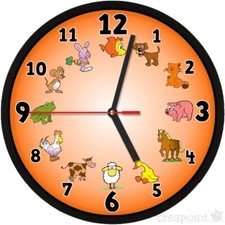 #336 Wanduhr -> 12 Tiere <-