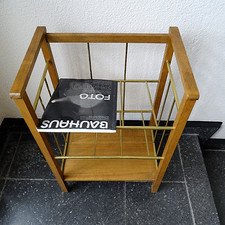 BAUHAUS Holz Regal, Zeitschriften, Akten, Magazine Rack, Germany ?Art Deco 1930