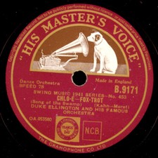 DUKE ELLINGTON & ORCHESTRA Chlo-e / Across the track Blues  HMV  78rpm   X2464