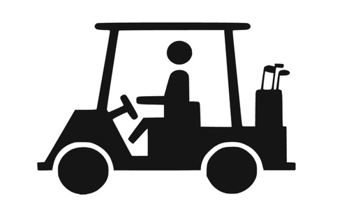 Golfcar golf aufkleber auto - golfcar,