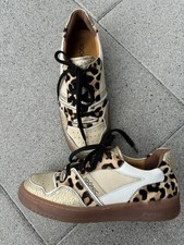 Damensneaker Leo Gr. 40 IQONIC Gold Leo, Leder, Wie neu, nur einmal getragen 👍