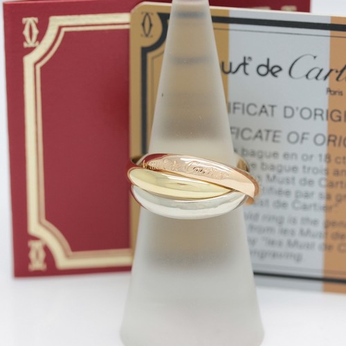 Cartier trinity tricolour 18kt - cartier,