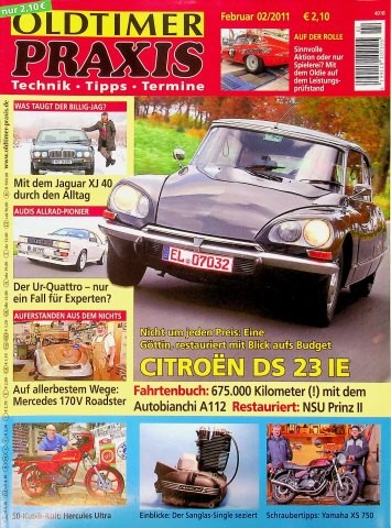 Oldtimer praxis 2011 - 3), 02/2011