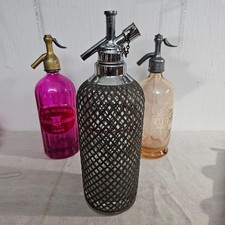 Sodaflasche alt Metallnetz