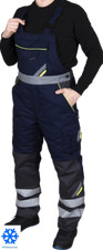 Winterlatzhose Warnschutzhose