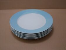 6x Ikea 365+ Susan Pryke Platzteller Pizzateller Speiseteller 32,5 cm - hellblau