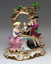 MEISSEN FIGUR  MUSIKER GRUPPE