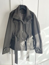 Trenchcoat  Only Dunkelgrün Utility Stil, Gr. L Warm Wie Neu