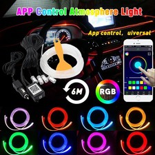 6M RGB LED Car Interior Fiber