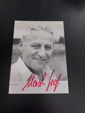 Autogramm AK Autogrammkarte Maxl Graf Schauspieler Sänger verstorben