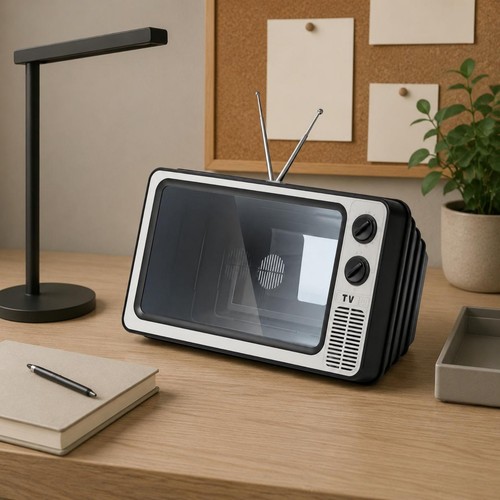 Retro handy lupe großer - retro-tv-handy-lupe,