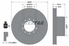 Brake Disc Textar 93186700