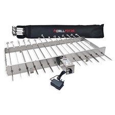 Mangal XXL Drehspießaufsatz 80 cm Edelstahlmotor Spieße