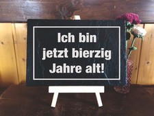 Schiefertafel "Ich bin jetzt