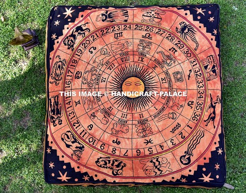 Astrologie indisch bodenkissen - indisch,