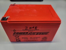 Vanderbilt Power Sonic PS-12120 F1 12V 12Ah Blei-Vlies Akku ROT Flame Ret.