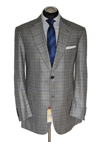 Brioni sakko 50 glencheck - gr.,