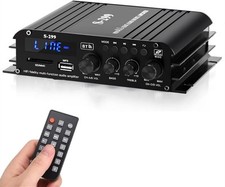 4.1-Kanal Verstärker 1600W Mini hifi Verstärker Bluetooth 5.0 für Heimlautspr...