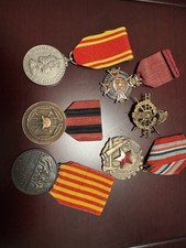 kleine Sammlung von Feuerwehrmedaillen