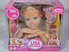 Bayer Design Lisa Top Model Frisierkopf Schminkkopf mit Haar- Schminkzubehör