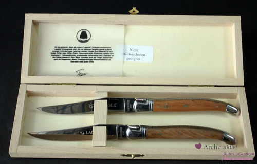 Laguiole steakmesser 2er set - steakmesser, 2er-set