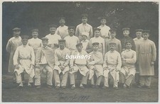 Foto/AK Lazarett-Rot Kreuz Schwester-Soldaten 1.WK 1917 (c422)