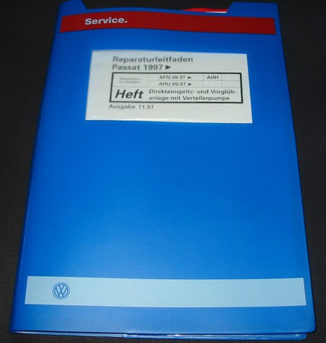 Werkstatthandbuch passat - werkstatthandbuch, vw
