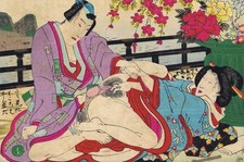 Shunga - Japan - Farbholzschnitt - Erotisch - Edo Periode - Kunisada