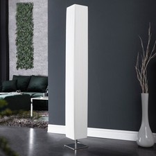 Modern Design Stehlampe PARIS 160cm weiß Plissee Stehleuchte Lichtsäule Lampe