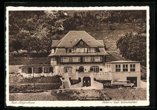 Bad Mergentheim, Hotel und Cafe Erlenbachtal, Ansichtskarte 