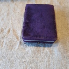 antik Schmuckschachtel  Samt