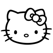 Hello Kitty Aufkleber 12cm x