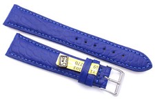 20mm /16 echt Louisiana blau Alligator Germany made Krokoband kompatibel Omega